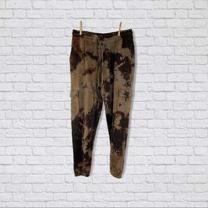 BRAND NEW! GOOD DAY BLEACHED TIE-DYE SWEATPANTS